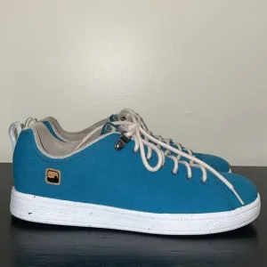 Saola Women Vegan Teal Blue Sneaker Size 10.  Excellent condition