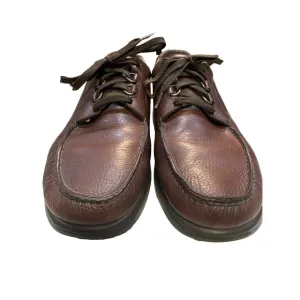 SAS Bout Time Cordovan Moccasin Leather EZ Lace Walking Shoes Men's Size 13.5 S