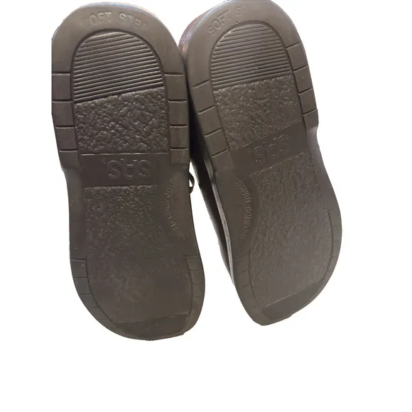 SAS Bout Time Cordovan Moccasin Leather EZ Lace Walking Shoes Men's Size 13.5 S