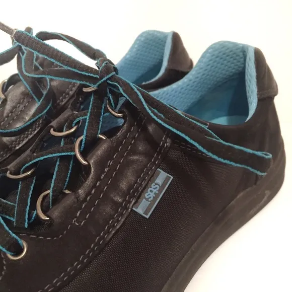 SAS Women’s Sporty Black Sneakers Shoes 8.5 N