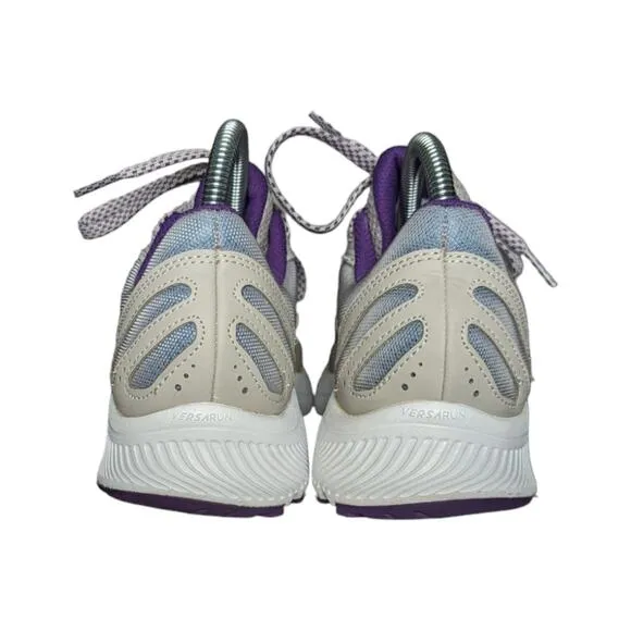 Saucony Cohesion 15 Running Shoes Sneakers Gray Purple Grape Pop Womens 7.5 Grey
