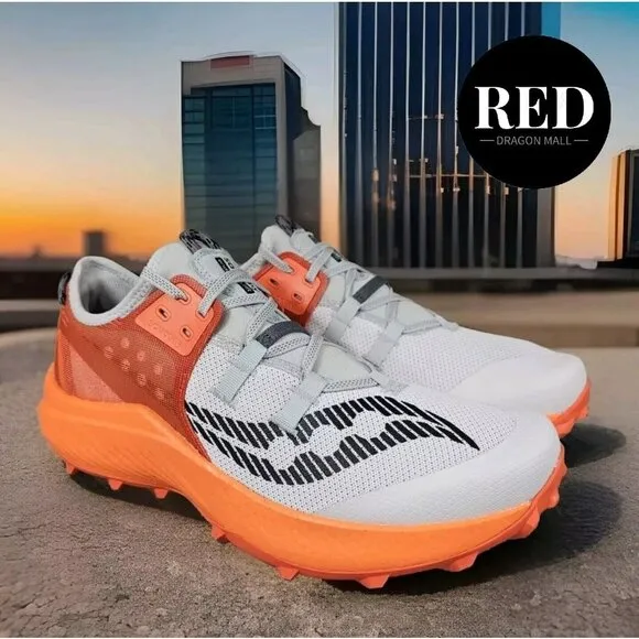 Saucony Endorphin Rift Trail Running Shoes -Fog/Pepper - Men's Size 12 - (NWOT)