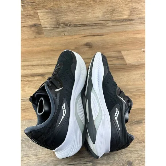 Saucony Guide 15 Black White Running Shoes S20685-05 Mens Size 11.5