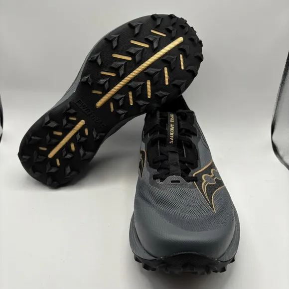 Saucony Men's 14 Endorphin Edge Black/Goldstruck Sz 12 Running Shoes S20773-10