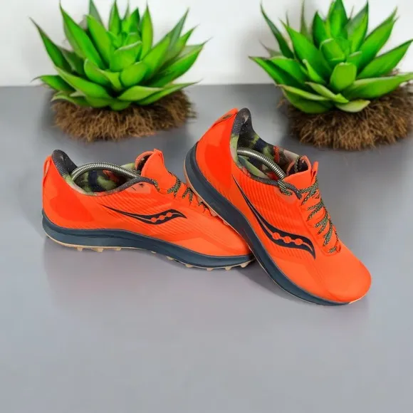 Saucony Running Shoes Trail Athletic Performance Orange S20737-65 sz 11 mens