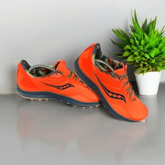 Saucony Running Shoes Trail Athletic Performance Orange S20737-65 sz 11 mens