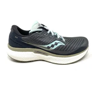 Saucony Triumph 18 Charcoal/Sky Athletic Running Shoes