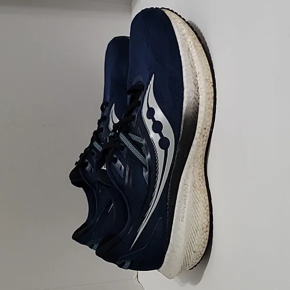 Saucony Triumph 20 Shoes Men's 12 Blue PWR Run Sneakers Athleisure S20759-21