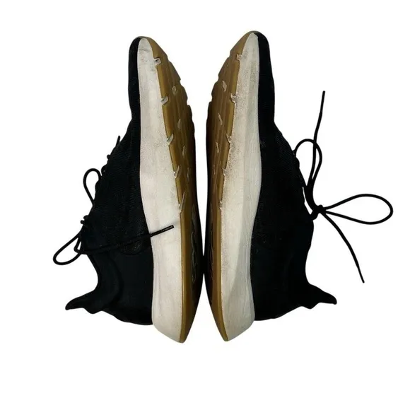 Saysh One Women's Black Sneakers Size 6 Lightweight Casual Shoes