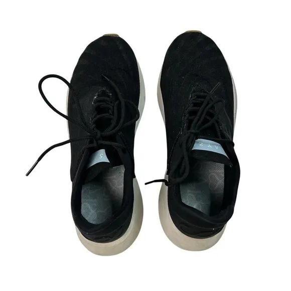 Saysh One Women's Black Sneakers Size 6 Lightweight Casual Shoes
