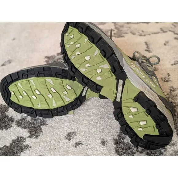 Scarpa Epic Hiking Shoes Womens Size‎ 7 Green Gray Outdoor NWT