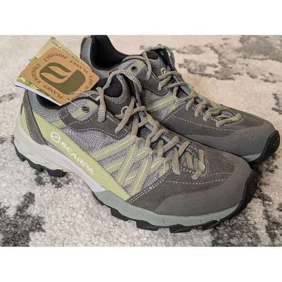 Scarpa Epic Hiking Shoes Womens Size‎ 7 Green Gray Outdoor NWT