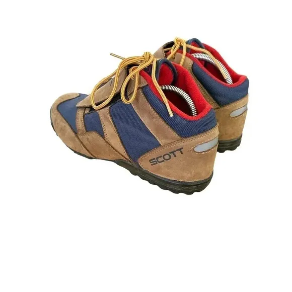 Scott mens Navy Brown Over Rock SPD MTB Cycling Shoes Size US 11