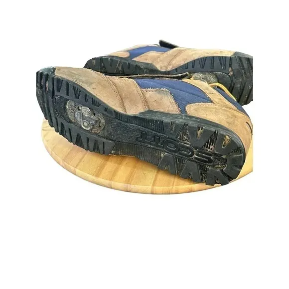 Scott mens Navy Brown Over Rock SPD MTB Cycling Shoes Size US 11