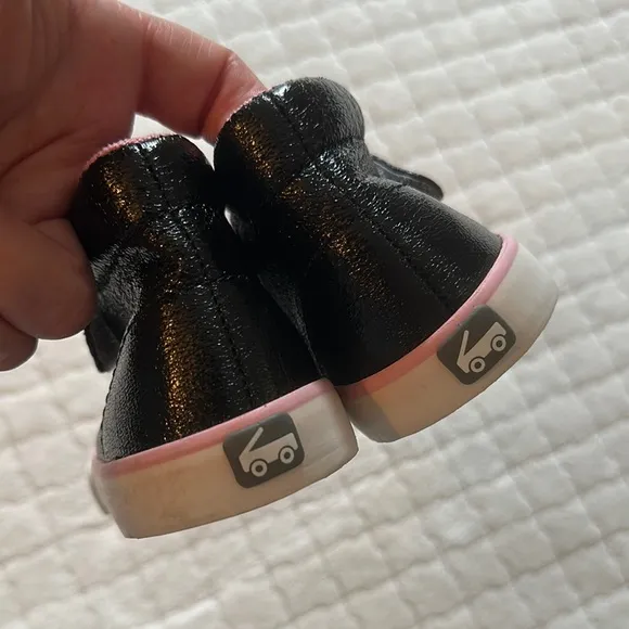 See Kai run Kids Black and Pink High-Top Shoes brand new