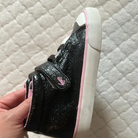 See Kai run Kids Black and Pink High-Top Shoes brand new