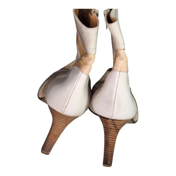 Sexy Patchwork Leather Zip Ankle Boots Made in Italy by Luisa D'Orio sz 41 (10)