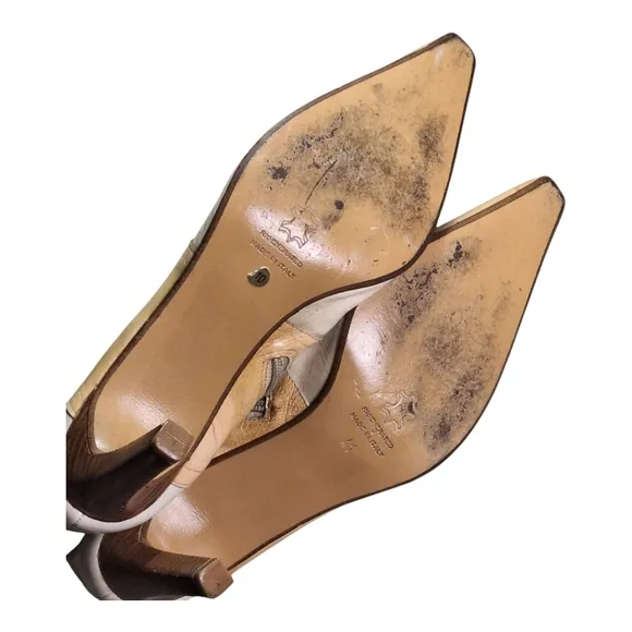 Sexy Patchwork Leather Zip Ankle Boots Made in Italy by Luisa D'Orio sz 41 (10)