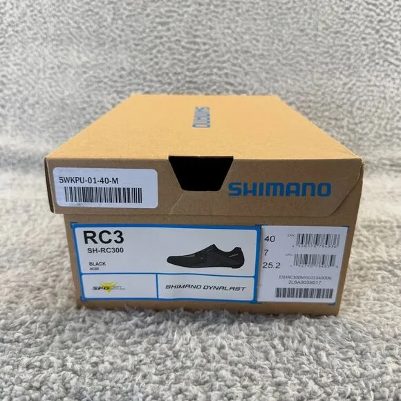 Shimano Cycling Shoes Women's 8 Black Men's 6.5 Euro RC3 Dynalast Workout NEW