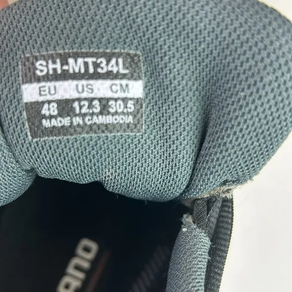 🚴🏻Shimano SH-MT34L Mountain Bike Men’s Cleats Velo Shoes Bike Sportswear