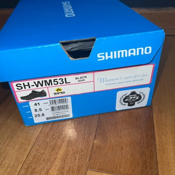 Shimano SH-WM53L women cycling shoes - size 8.5 NEW NEVER USED