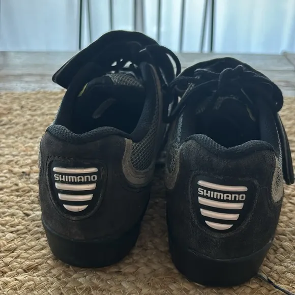 Shimano SPD Men's Mountain Bike Shoes Sneakers Gray‎ Black SH-M038 Size 44 10