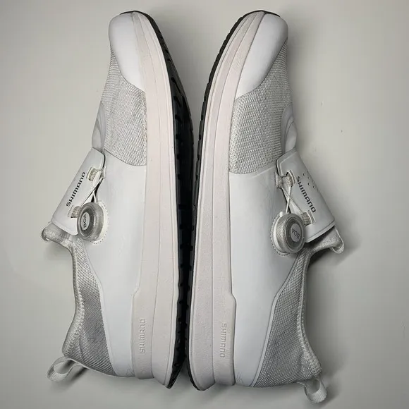 Shimano White Cycling Spinning Shoes IC3 SH-IC300W Woman EU Size 44 US 11.2