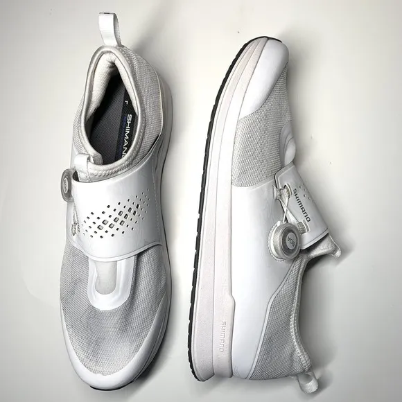 Shimano White Cycling Spinning Shoes IC3 SH-IC300W Woman EU Size 44 US 11.2