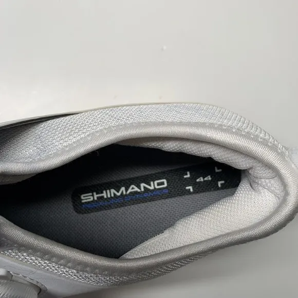 Shimano White Cycling Spinning Shoes IC3 SH-IC300W Woman EU Size 44 US 11.2