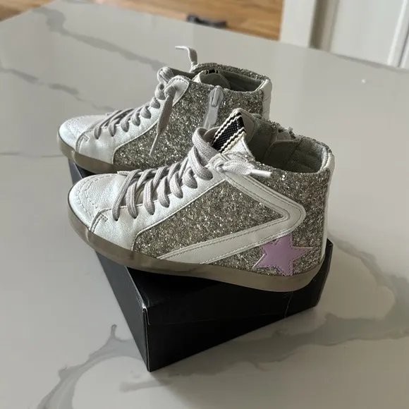 Shu Shop Kids Roxanne - Pearl Glitter, Size 12