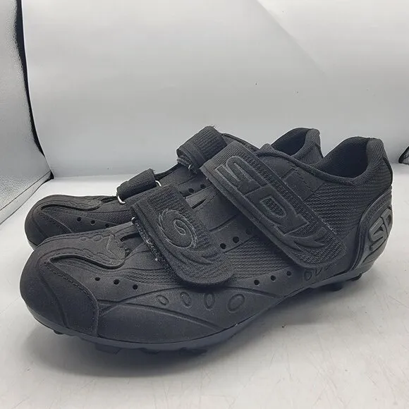 Sidi Vigo Mens 40 Cycling Shoes Black Hook And Loop Sports Outdoors Summer