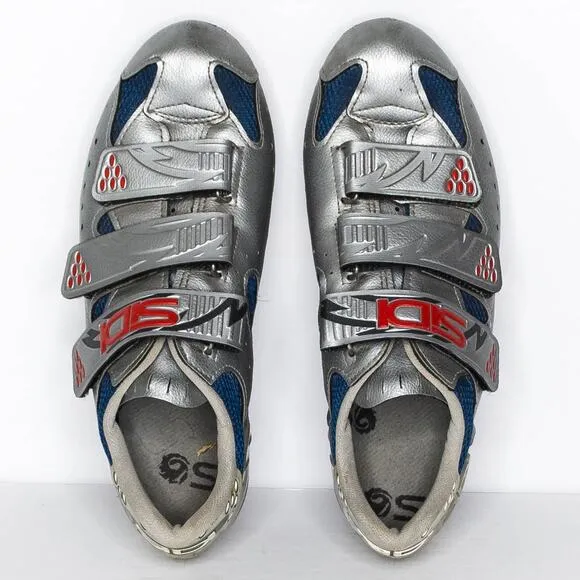 SIDI Women's Cycling Shoes Shimano SPD SL SM-SH11 Road Gray Blue Size 39 | AI