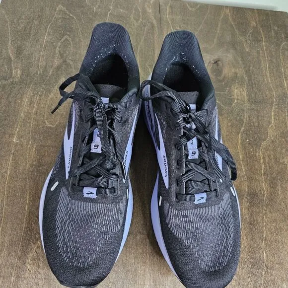 Size 10 - Brooks Launch GTS 9 Black/Purple- 1203741B060