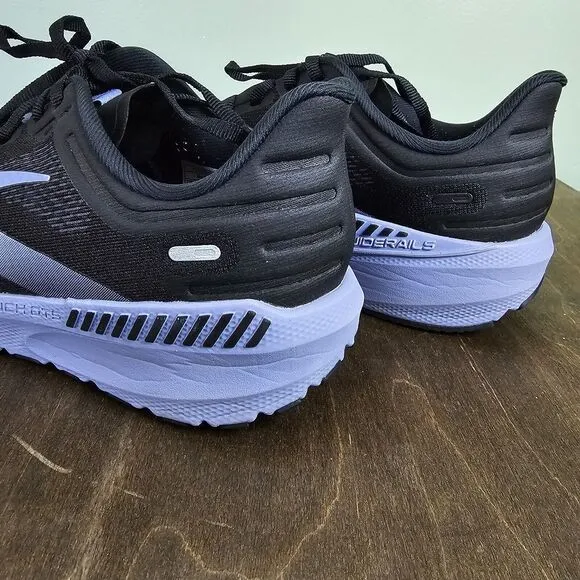 Size 10 - Brooks Launch GTS 9 Black/Purple- 1203741B060