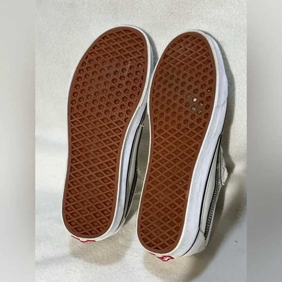 Size 10 Men's Vans Off White Sk8-Low Shoes Skater Streetwear 90's fashion