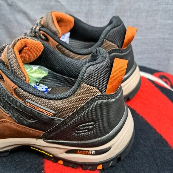Size 10.5 Shoes trekking Men Skechers Arch Fit Dawson Argosa 204630CDB Brown