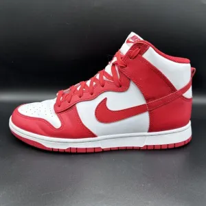 Size 11 - Nike Dunk High University Red White Men's Sneakers DD1399-106 Retro