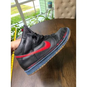 Size 11 - Nike Dunk Premium High N7 Men Sneakers Shoes Black Red