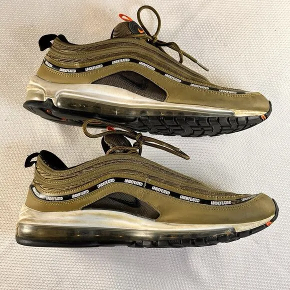 Size 11, Nike Undefeated x Air Max 97 Militia Green