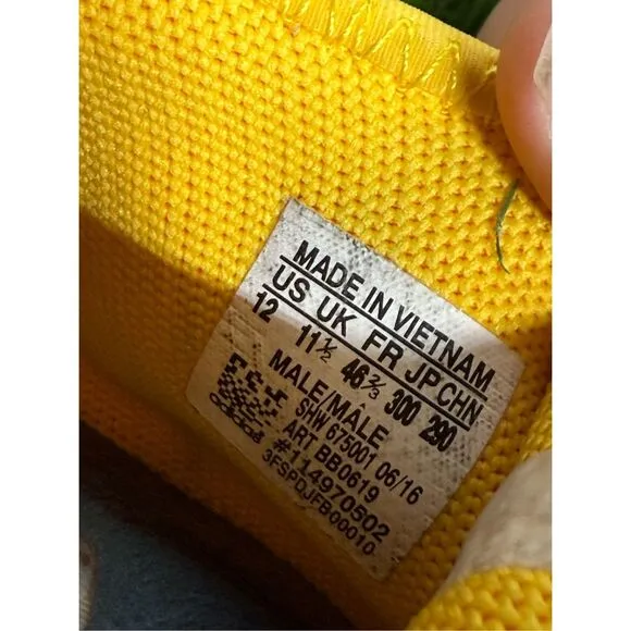 Size 12 - adidas Pharrell x NMD Human Race Yellow