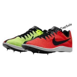 Size 12 Nike Zoom Rival Distance DC8725-601 Red Volt Running Spikes Shoes Men's