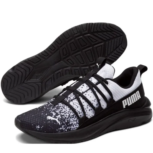 Size 13 PUMA MENS SOFTRIDE ONE4ALL SPLATTER SHOES 378059-01