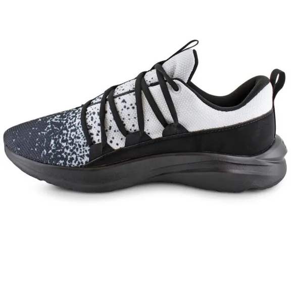 Size 13 PUMA MENS SOFTRIDE ONE4ALL SPLATTER SHOES 378059-01