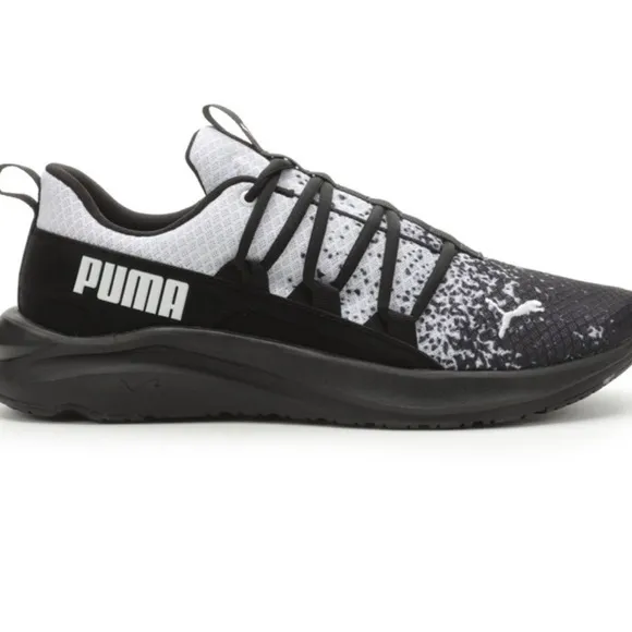 Size 13 PUMA MENS SOFTRIDE ONE4ALL SPLATTER SHOES 378059-01