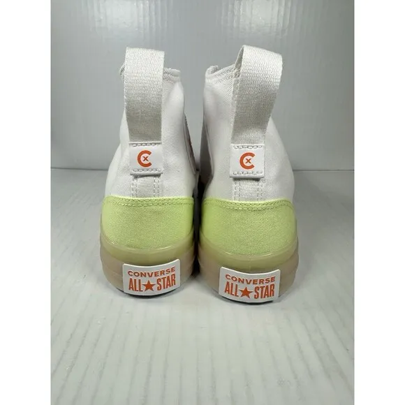 Size 9 Mens Converse Chuck Taylor All Star CX Explore 2 Hi White/Citron A10261C