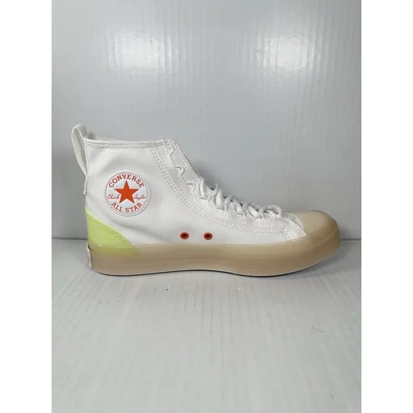 Size 9 Mens Converse Chuck Taylor All Star CX Explore 2 Hi White/Citron A10261C