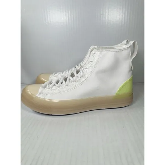 Size 9 Mens Converse Chuck Taylor All Star CX Explore 2 Hi White/Citron A10261C