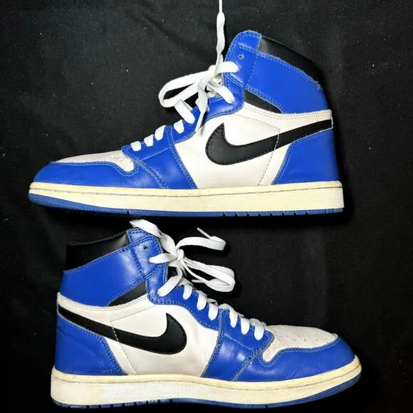 Size 9 - Nike Air Jordan 1 Retro High OG Game Royal Men's Shoes