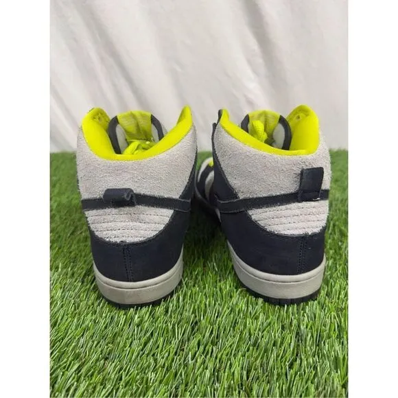 Size 9 - Nike SB Dunk High-Top Men's Gray/Black Yellow 305050-017