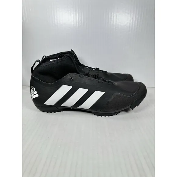 Size 9.5 Adidas The Gravel Cycling Shoes Core Black/White GW5330 Men's NEW